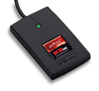 RFIDEAS, PCPROX ENROLL PROXIMITY CARD READER FOR RF LOGICS IDTECK, 128 BIT CARD TYPE, USB KEYBOARD EMULATION